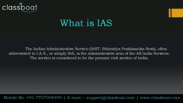 Best ias classes in pune