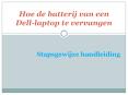 Hoe de batterij van een Dell-laptop te vervangen PowerPoint PPT Presentation