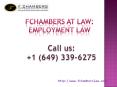 FChambers at Law: Employment Law PowerPoint PPT Presentation
