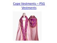 Cope Vestments - PSG Vestments