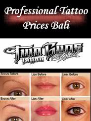Professional Tattoo Prices Bali
