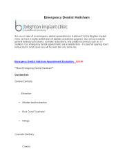 Emergency Dentist Hailsham