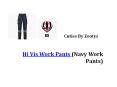 Hi Vis Work Pants (Navy Work Pants)