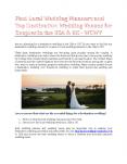 Find Local Wedding Planners and Top Destination Wedding Venues for Couples in the USA & UK PowerPoint PPT Presentation