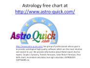 free birth chart analysis