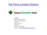 Pot Clinic London Ontario