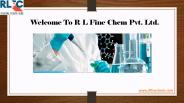 API Manufacturer - R L Fine Chem