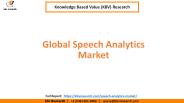 Global Speech Analytics Market Share