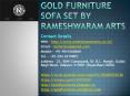 Gold Furniture Sofa Set by Rameshwaram Arts PowerPoint PPT Presentation