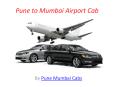 Pune to Mumbai Airport Cab PowerPoint PPT Presentation