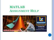 MATLAB Assignment Help