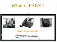 What is PABX ?
