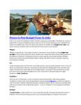 Place to Plan Budget Tours to India PowerPoint PPT Presentation