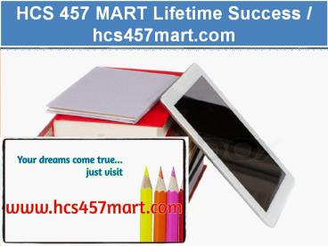 HCS 457 MART Lifetime Success / hcs457mart.com