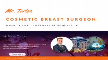 Breast Augmentation Leeds - Mr. Turton