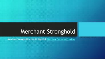 Offshore Merchant Accounts for High Risk And Low Risk Business
