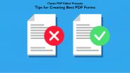 Tips for Creating Best PDF Forms