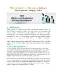 MLM (Multi Level Marketing) Software PowerPoint PPT Presentation