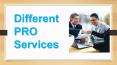 Different PRO Services PowerPoint PPT Presentation