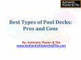 Best Types of Pool Decks: Pros and Cons PowerPoint PPT Presentation