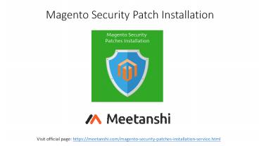 Magento Security Patches Installation Service