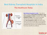 Best Kidney Transplant Hospitals In India