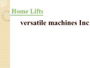Home Lifts