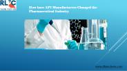 API Manufacturer changed the pharmaceutical industry