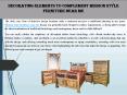 Decorating Elements to complement mission style furniture near me (1) PowerPoint PPT Presentation