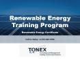 Renewable Energy Training Program by Tonex PowerPoint PPT Presentation