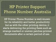 HP Printer Phone Number (Australia)