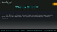 Top mh cet classes in pune