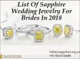 List Of Sapphire Wedding Jewelry For Brides In 2018 PowerPoint PPT Presentation