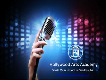 Piano lessons in Pasadena