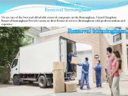 House Removal Birmingham