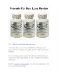 Does Procerin Really Work For Hair Loss? PowerPoint PPT Presentation