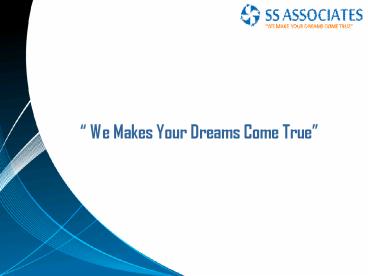 One of the Leading Hospitality Consultants - SS Associates