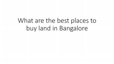 buy farmland near bangalore