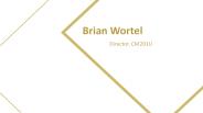 Brian Wortel - Former Special Education Coordinator, CM201U