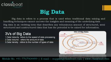 Big Data Courses in Pune