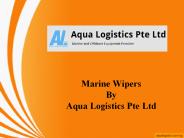 Marine Wipers - Aqua Logistics