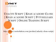 Khan academy Script | Futurelearn Script | Online Training Script