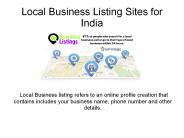free business listing sites in india