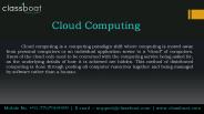 Cloud Computing Courses in Pune