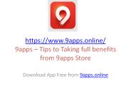 What You Can get keeping 9apps on Your Smartphone