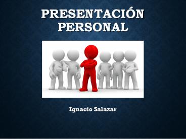 presentación personal