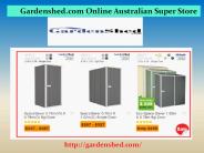 Top Australian Made Garden Sheds Online Sale.