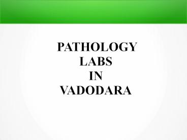 HIV Screening Package Test in Vadodara