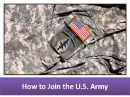 How to Join the U.S. Army