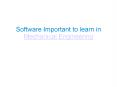 Software Important to learn in Mechanical Engineering PowerPoint PPT Presentation